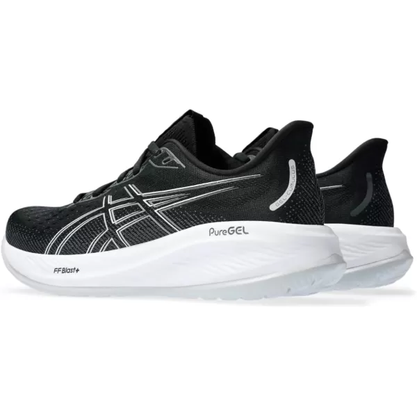 imageASICS Womens GelCumulus 26 Running ShoeBlackConcrete