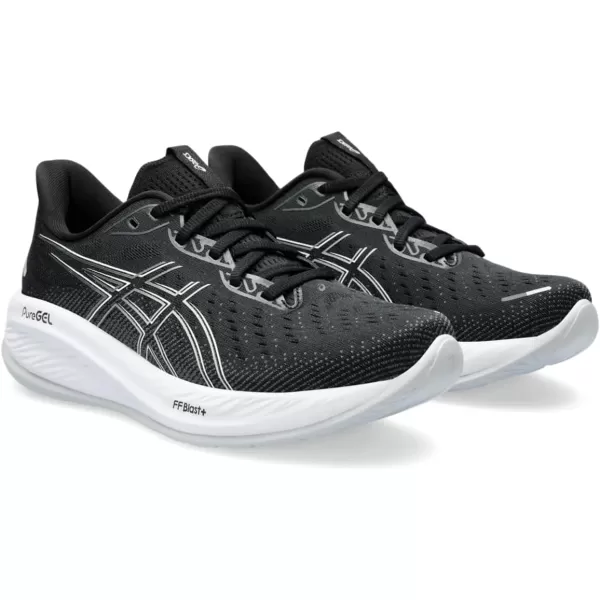 imageASICS Womens GelCumulus 26 Running ShoeBlackConcrete
