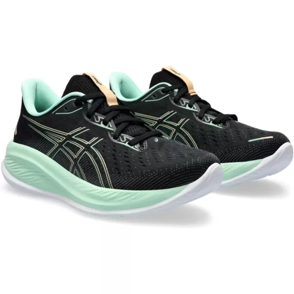 imageASICS Womens GelCumulus 26 Running ShoeBlackMint Tint