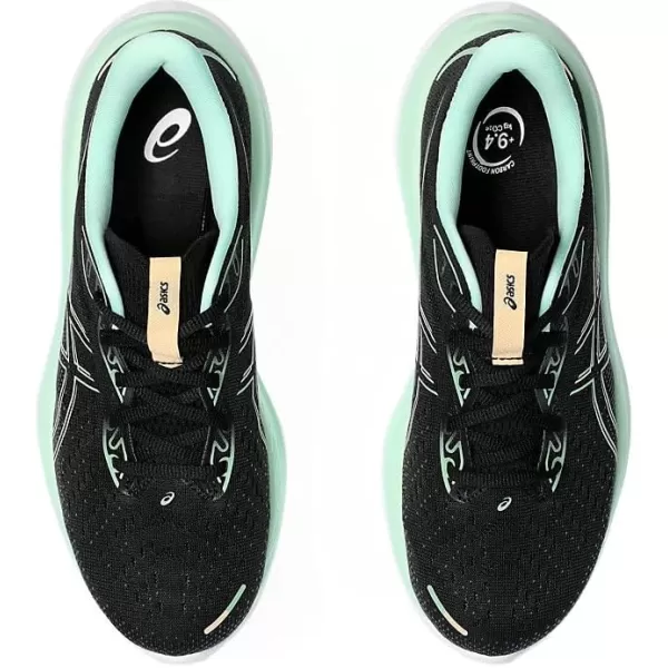 imageASICS Womens GelCumulus 26 Running ShoeBlackMint Tint