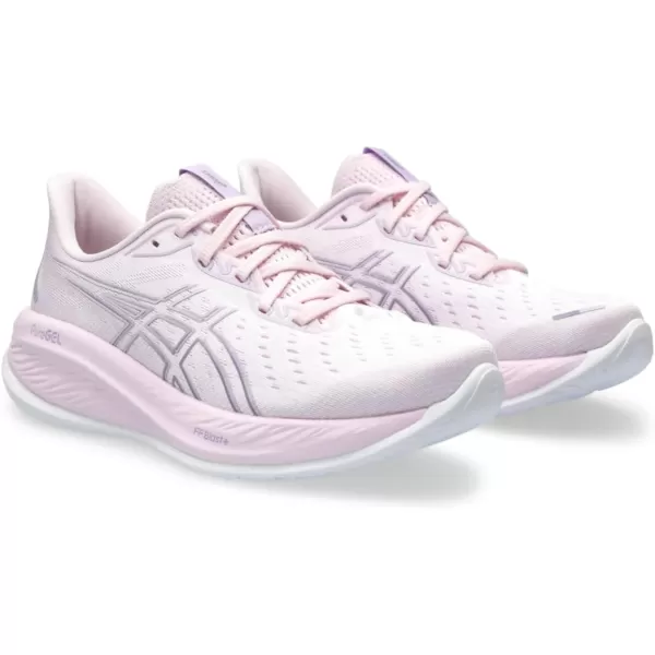imageASICS Womens GelCumulus 26 Running ShoeCosmosAsh Rock