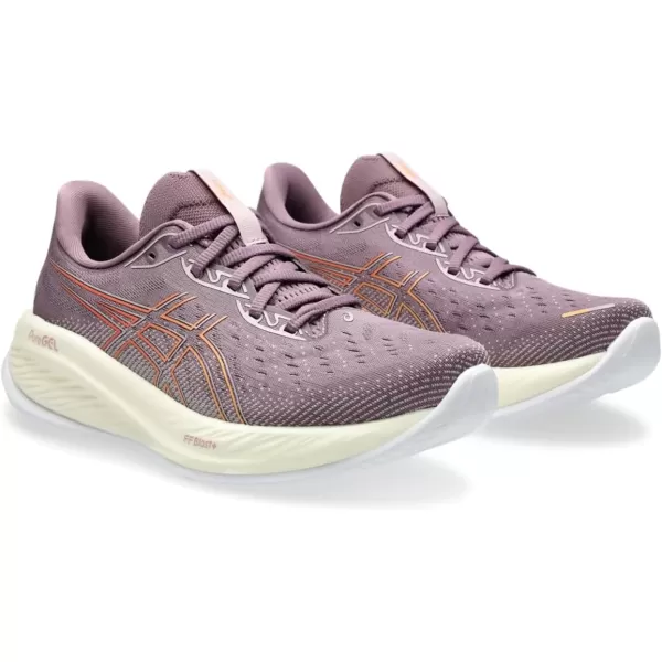 imageASICS Womens GelCumulus 26 Running ShoeDusty MauveFaded Orange
