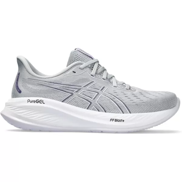 imageASICS Womens GelCumulus 26 Running ShoePiedmont GreyWhite