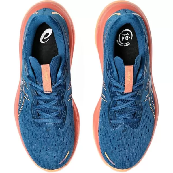 imageASICS Womens GelCumulus 26 Running ShoeRich NavyFaded Orange