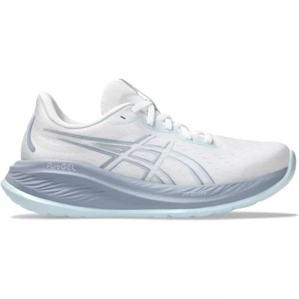 imageASICS Womens GelCumulus 26 Running ShoeWhiteCool Grey