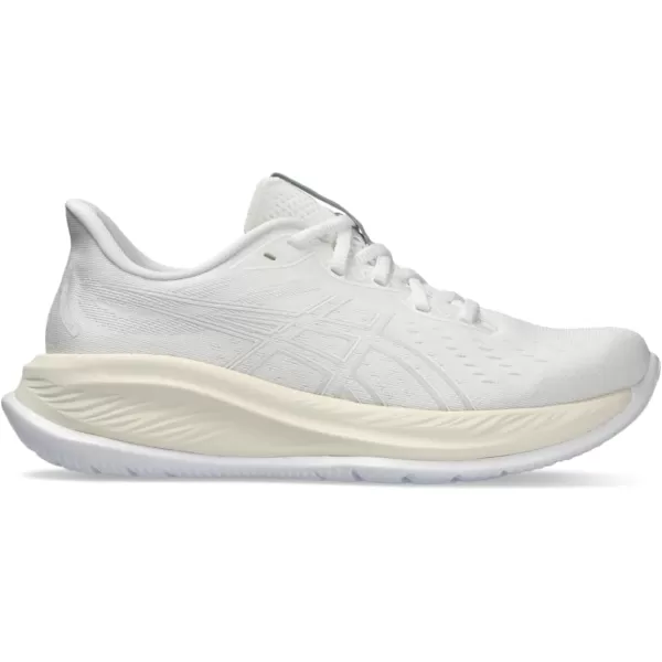 imageASICS Womens GelCumulus 26 Running ShoeWhiteWhite