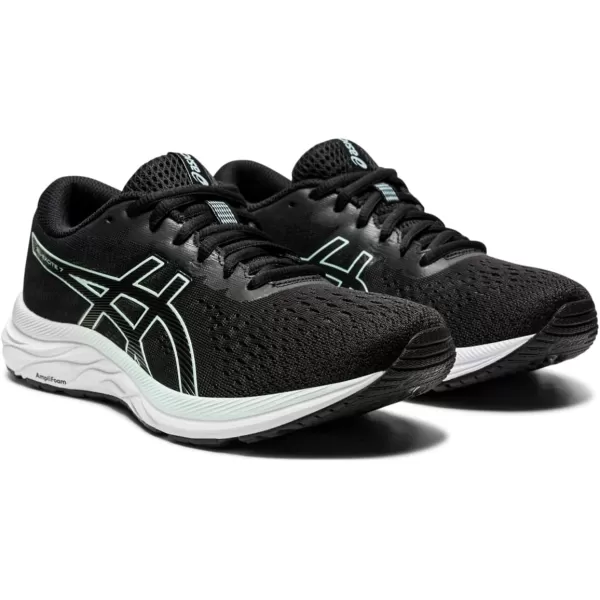 imageASICS Womens GelExcite 7 Running ShoeBlackBio Mint