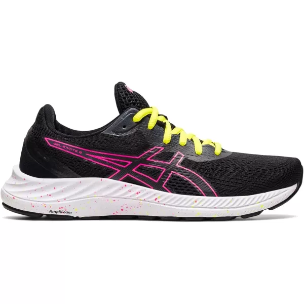imageASICS Womens GelExcite 8 Running ShoesBlackHot Pink