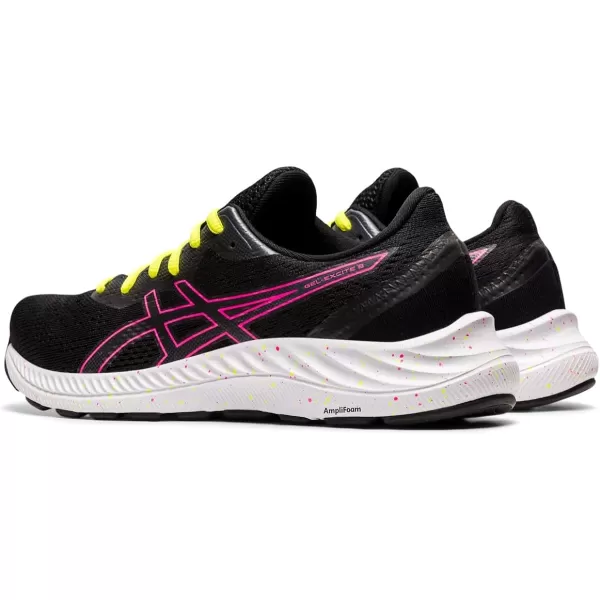 imageASICS Womens GelExcite 8 Running ShoesBlackHot Pink