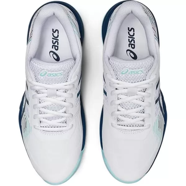 imageASICS Womens GelGame 8 Tennis ShoesWhiteLight Indigo