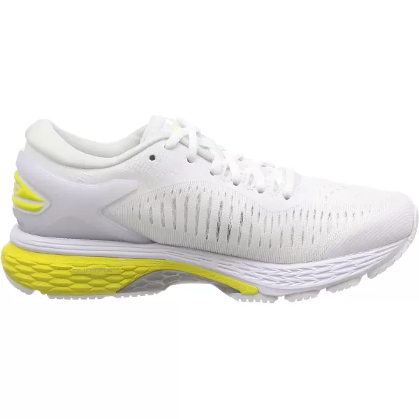 imageASICS Womens GelKayano 25 Running ShoesWhite White Lemon Spark 101
