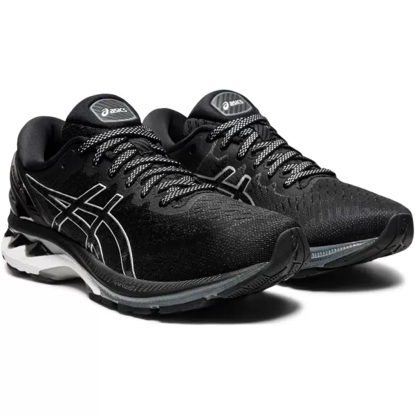 imageASICS Womens GelKayano 27 Running ShoesBlackPure Silver