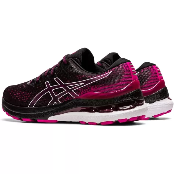 imageASICS Womens GelKayano 28 Running ShoesBlackPink Rave