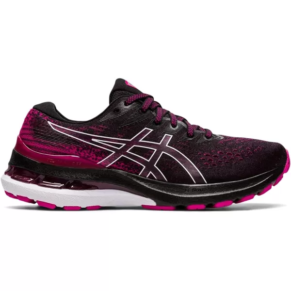imageASICS Womens GelKayano 28 Running ShoesBlackPink Rave