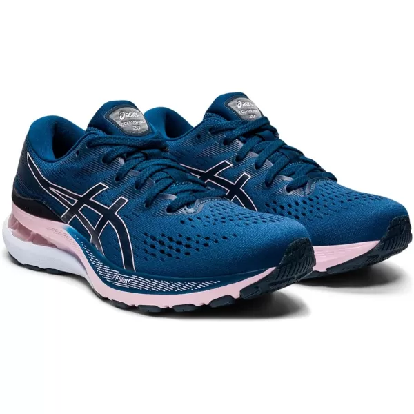 imageASICS Womens GelKayano 28 Running ShoesMako BlueBarely Rose