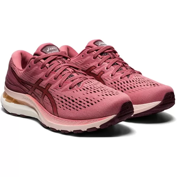 imageASICS Womens GelKayano 28 Running ShoesSmokey RoseDeep Mars