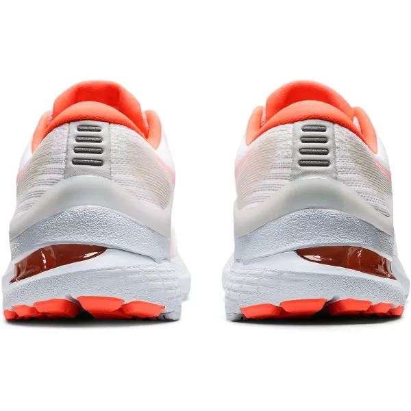imageASICS Womens GelKayano 28 Running ShoesWhiteFlash Coral