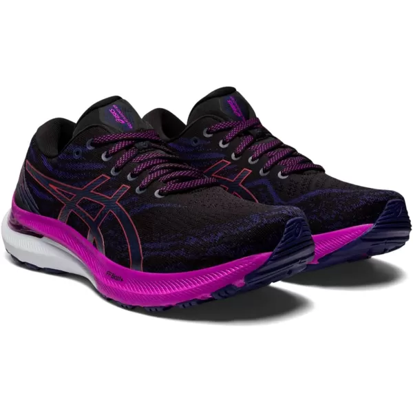 imageASICS Womens GelKayano 29 Running ShoesBlackRed Alert