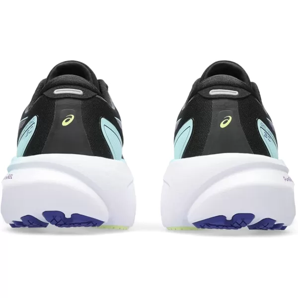 imageASICS Womens GelKayano 30 Running ShoesBlackGlow Yellow