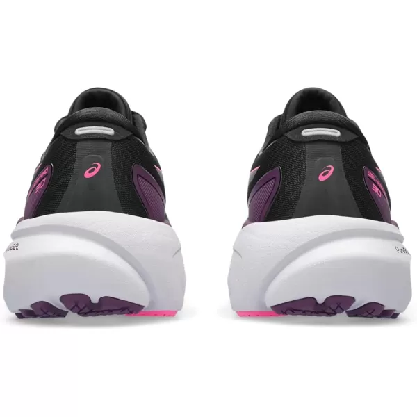 imageASICS Womens GelKayano 30 Running ShoesBlackLilac Hint