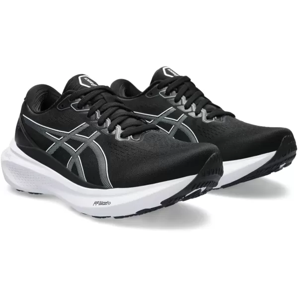 imageASICS Womens GelKayano 30 Running ShoesBlackSheet Rock