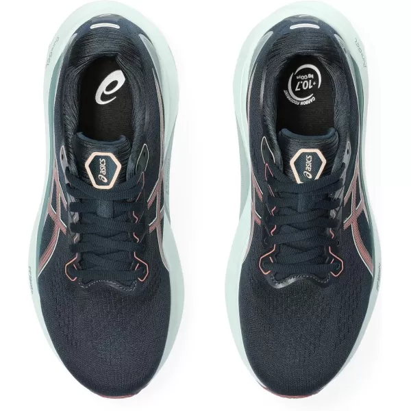 imageASICS Womens GelKayano 30 Running ShoesFrench BlueLight Garnet