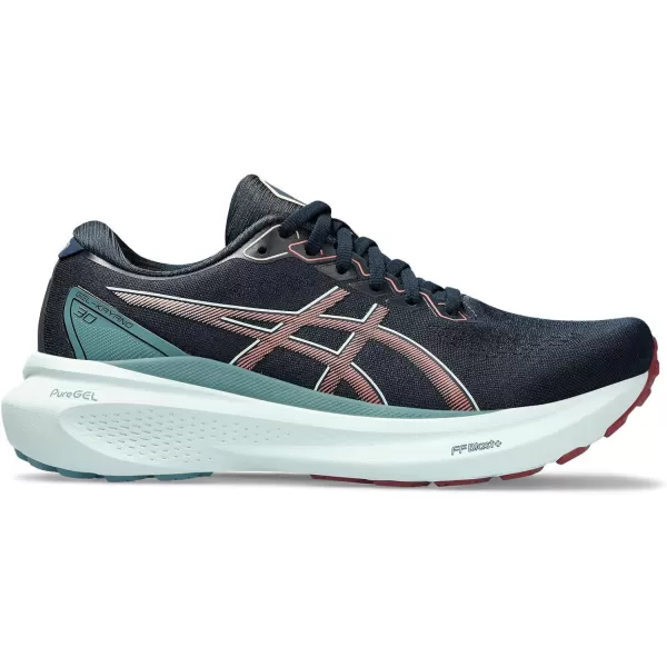 imageASICS Womens GelKayano 30 Running ShoesFrench BlueLight Garnet