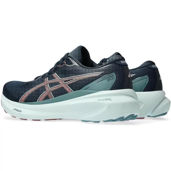 imageASICS Womens GelKayano 30 Running ShoesFrench BlueLight Garnet