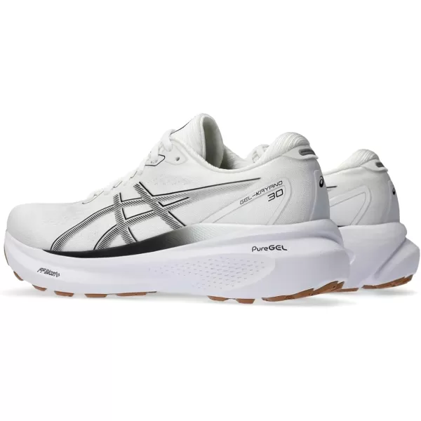 imageASICS Womens GelKayano 30 Running ShoesWhiteBlack