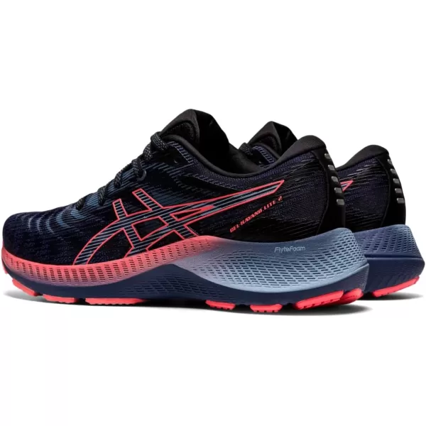 imageASICS Womens GelKayano LITE 2 Running ShoesThunder BlueBlazing Coral