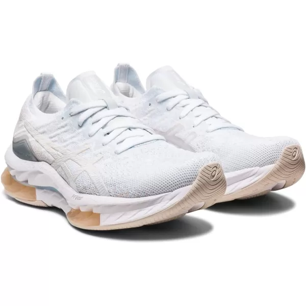 imageASICS Womens GelKinsei Blast Running ShoesWhiteMineral Beige