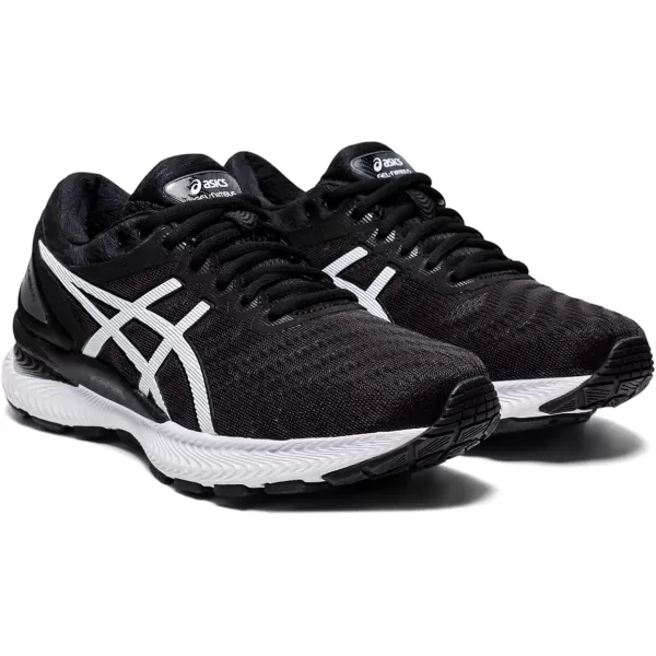imageASICS Womens GelNimbus 22 LiteShow Running ShoesBlackWhite