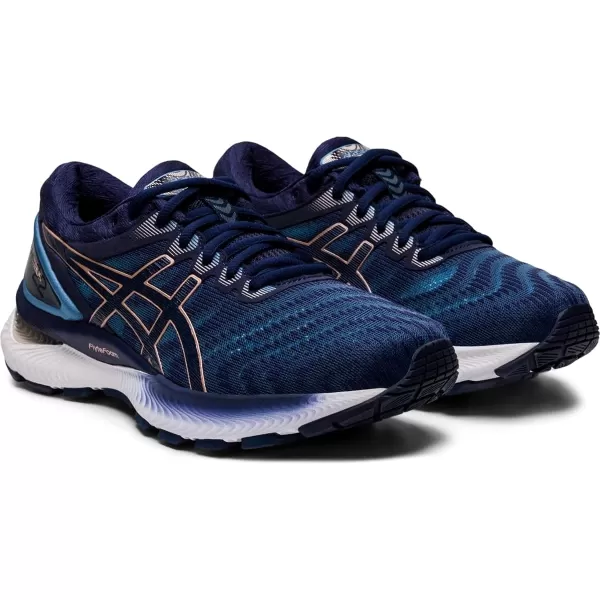 imageASICS Womens GelNimbus 22 LiteShow Running ShoesGrey FlossPeacoat
