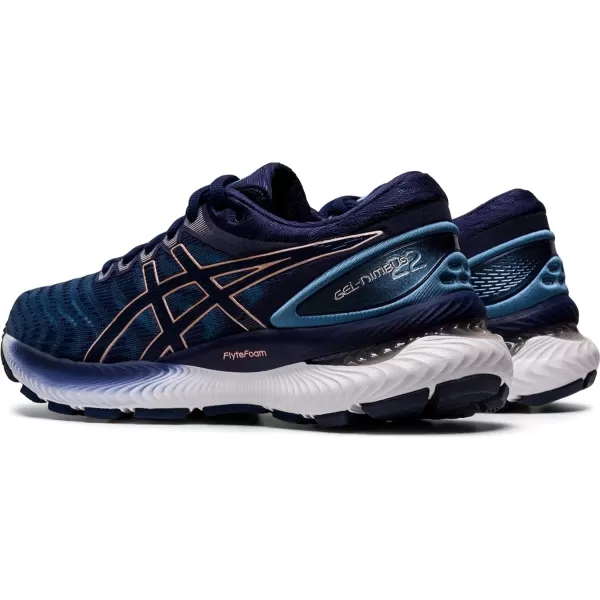 imageASICS Womens GelNimbus 22 LiteShow Running ShoesGrey FlossPeacoat