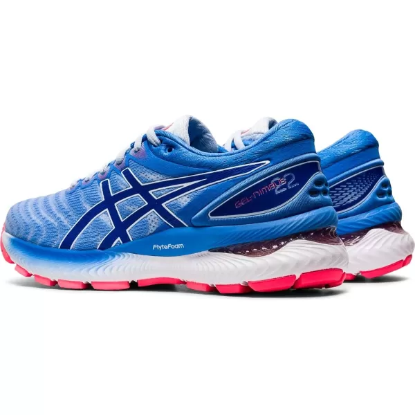 imageASICS Womens GelNimbus 22 LiteShow Running ShoesSoft SkyTuna Blue