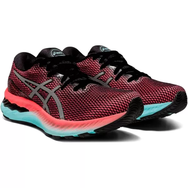 imageASICS Womens GelNimbus 23 LiteShow Running ShoesBlackPure Silver