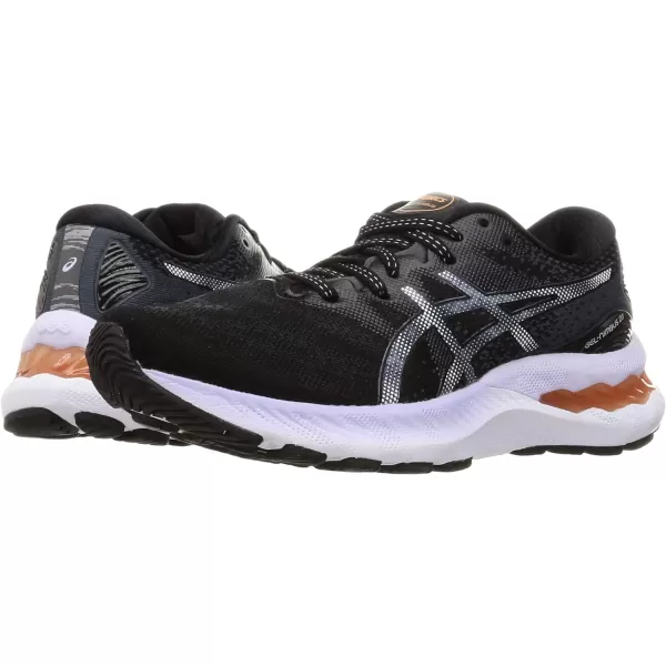 imageASICS Womens GelNimbus 23 Running ShoesBlack Carrier Grey