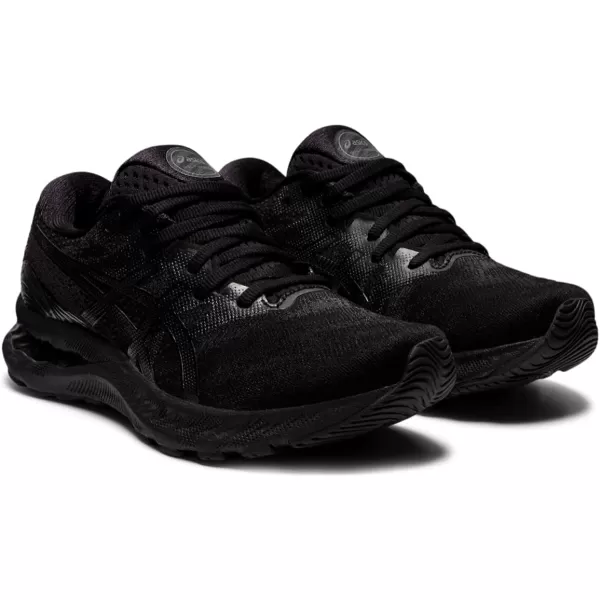 imageASICS Womens GelNimbus 23 Running ShoesBlackBlack