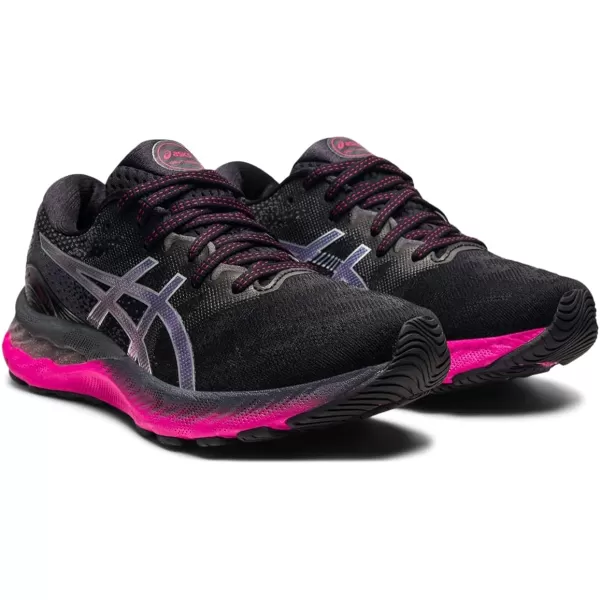 imageASICS Womens GelNimbus 23 Running ShoesBlackPure Silver