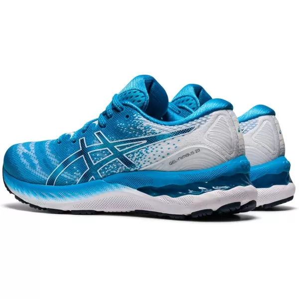 imageASICS Womens GelNimbus 23 Running ShoesDigital AquaWhite