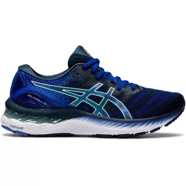 imageASICS Womens GelNimbus 23 Running ShoesFrench BlueFresh Ice