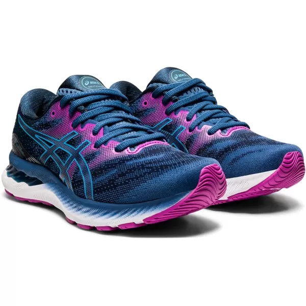 imageASICS Womens GelNimbus 23 Running ShoesGrand SharkDigital Aqua