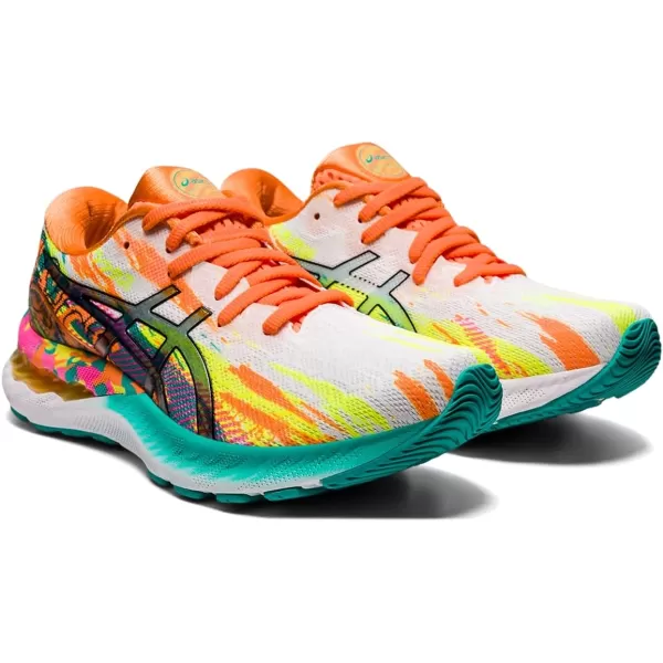 imageASICS Womens GelNimbus 23 Running ShoesHot PinkSour Yuzu