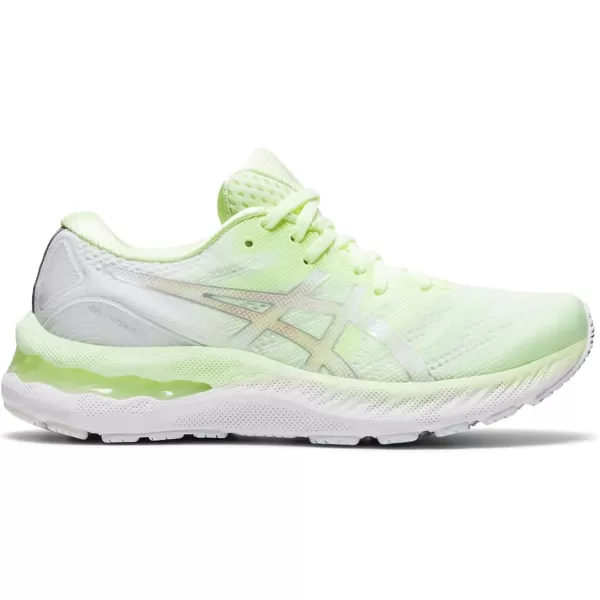 imageASICS Womens GelNimbus 23 Running ShoesIlluminate YellowPure Silver