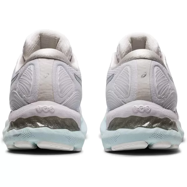 imageASICS Womens GelNimbus 23 Running ShoesWhitePure Silver