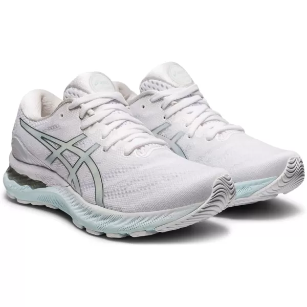 imageASICS Womens GelNimbus 23 Running ShoesWhitePure Silver
