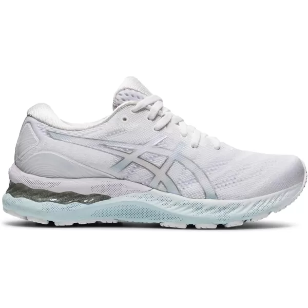 imageASICS Womens GelNimbus 23 Running ShoesWhitePure Silver