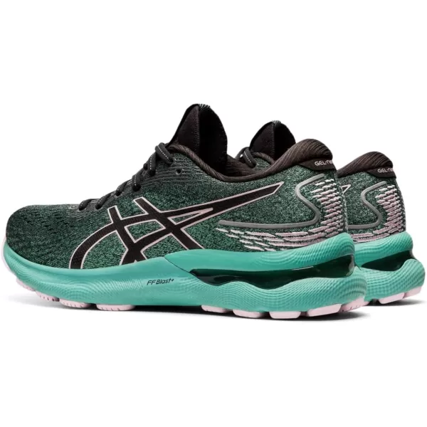 imageASICS Womens GelNimbus 24 Running ShoesBlackBarely Rose
