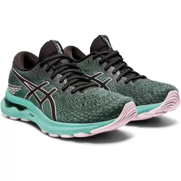 imageASICS Womens GelNimbus 24 Running ShoesBlackBarely Rose