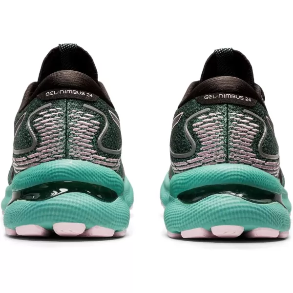 imageASICS Womens GelNimbus 24 Running ShoesBlackBarely Rose